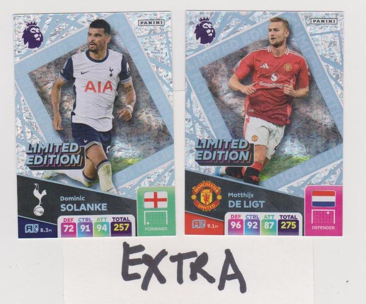 Panini English Premier League 2025, EXTRA: Limited Edition, Verzamelen, Sportartikelen en Voetbal, Zo goed als nieuw, Poster, Plaatje of Sticker