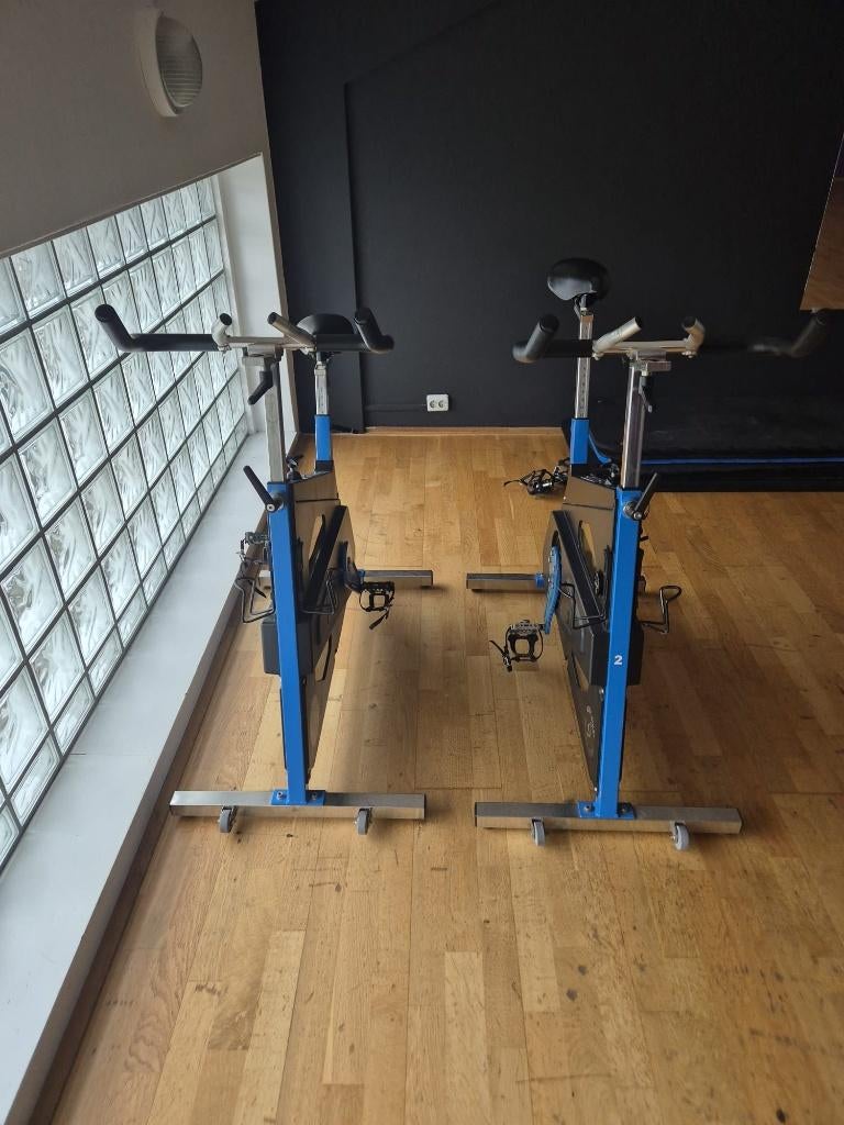 Spinningfiets / Spinningbike van Les Mills The Bodybike, Sport en Fitness, Fitnessmaterialen, Ophalen of Verzenden, Gebruikt, Benen