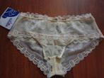 Nieuw - Selmark zachtgeel kanten broekje maat S, Selmark, Ophalen of Verzenden, Geel, Slip