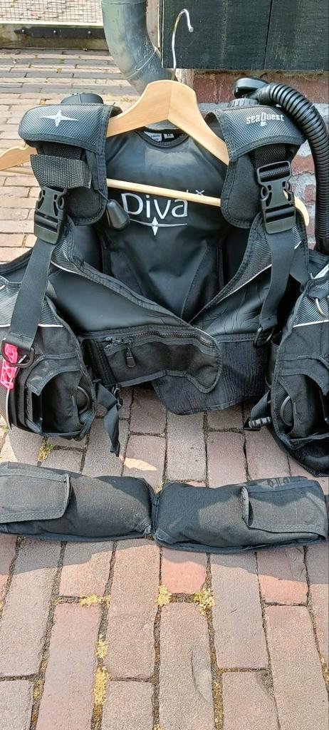 SEAQUEST DIVA LX Trimvest z.g.a.n. MT M, Watersport en Boten, Duiken, Zo goed als nieuw, Trimvest of Wing, Ophalen