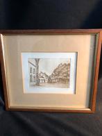 Ets Marie Keg, Antiek en Kunst, Kunst | Etsen en Gravures, Ophalen of Verzenden