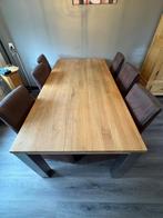 Te Koop: eetkamertafel, Huis en Inrichting, Tafels | Eettafels, Ophalen, Gebruikt, 50 tot 100 cm, 150 tot 200 cm