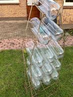 glazen snoeppotten rek, Ophalen