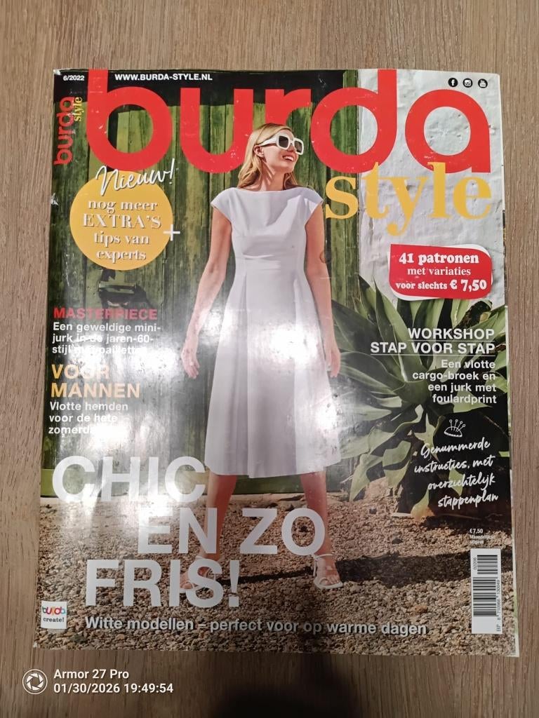 Burda/Burda style/Anna, Ophalen of Verzenden, Zo goed als nieuw, Mode algemeen