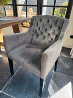 6 Velours Stoelen Landelijk Stijl, Huis en Inrichting, Ophalen of Verzenden, Zo goed als nieuw, Vijf, Zes of meer stoelen, Stof
