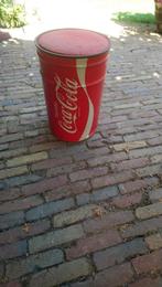 Coca cola zitblik / ton, Verzamelen, Ophalen, Gebruikt, Gebruiksvoorwerp