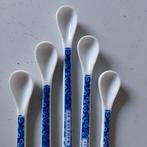 St. Dalfour jamlepeltje, blauw wit, Ophalen of Verzenden