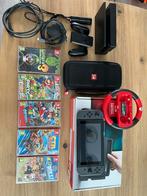 Switch, Spelcomputers en Games, Spelcomputers | Nintendo Switch, Ophalen, Met games, Met 2 controllers, Zo goed als nieuw