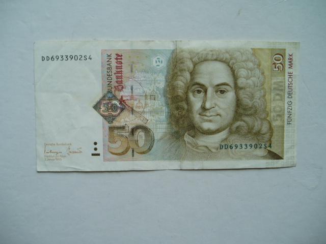 1575. Duitsland, 50 deutsche mark 1996 Balthasar Neumann., Verzenden, Duitsland, Los biljet