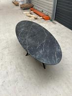 Melamine Eettafel - Keramiek look zwart - 220 x 90 cm, Huis en Inrichting, Tafels | Eettafels, Ophalen, Overige materialen, 200 cm of meer