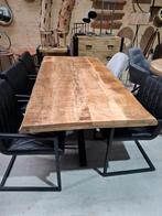 Mango boomstam eettafel 180 cm lang, Ophalen, Mango, Nieuw, 50 tot 100 cm