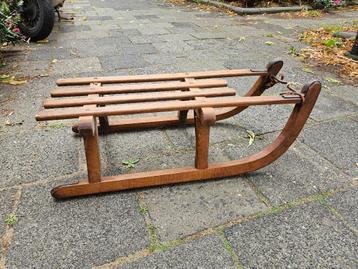Vintage Houten Davos Slee beschikbaar voor biedingen