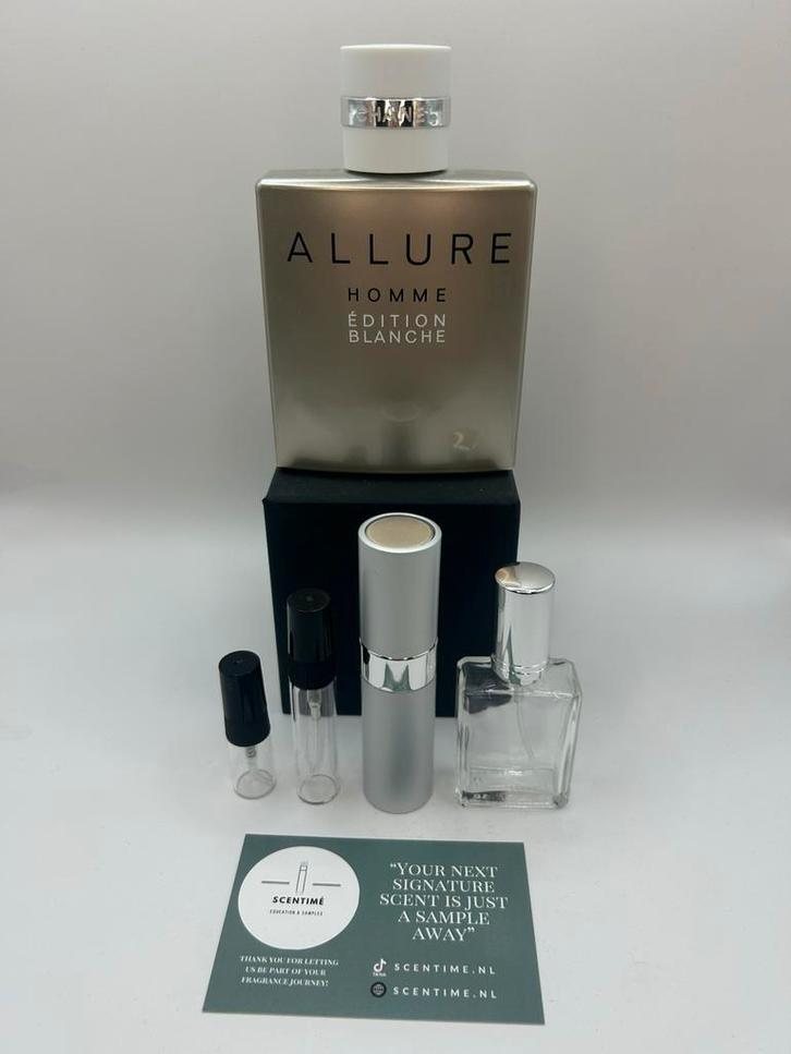 Chanel Allure Homme Edition Blanche- sample/tester/decant, Sieraden, Tassen en Uiterlijk, Uiterlijk | Parfum, Nieuw, Verzenden