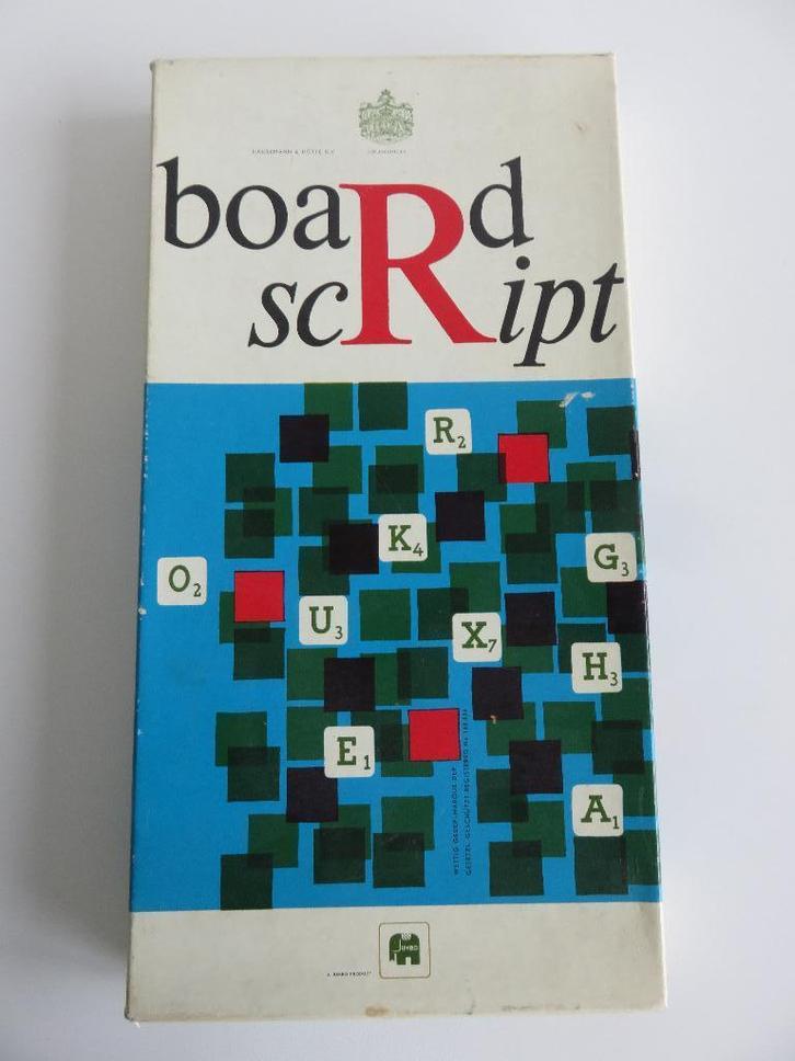 Jumbo Board Script taalspel, Hobby en Vrije tijd, Gezelschapsspellen | Bordspellen, Gebruikt, Een of twee spelers, Drie of vier spelers