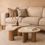 Salontafel set van 2 Trevi Organisch., 50 tot 100 cm, Verzenden, Nieuw, 50 tot 100 cm