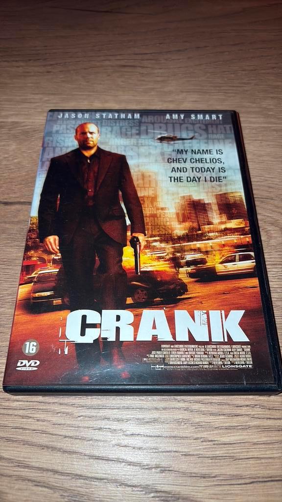 Crank met Jason Statham en Amy Smart., Cd's en Dvd's, Dvd's | Actie, Zo goed als nieuw, Vanaf 16 jaar, Ophalen of Verzenden