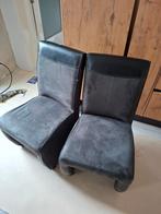 Bruine stoelen met wieltjes, Ophalen, Overige materialen, Gebruikt, Twee