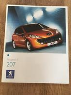 Peugeot 207 - 4 stuks, Boeken, Auto's | Folders en Tijdschriften, Nieuw, Peugeot, Peugeot, Ophalen of Verzenden