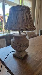 Lamp met stenen poot, Huis en Inrichting, Lampen | Tafellampen, Ophalen of Verzenden, Zo goed als nieuw
