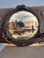 gebrandschilderde patrijspoort, Verzamelen, Scheepvaart, Ophalen, Zo goed als nieuw