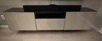 Ikea Besta TV Meubel Zwartbruin + Beige Frontjes, Huis en Inrichting, Kasten | Televisiemeubels, Ophalen, Kunststof, Gebruikt