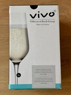 Vivo Villeroy & Boch 8 Champagneglazen, Huis en Inrichting, Keuken | Servies, Ophalen, Glas of Glazen, Nieuw, Glas
