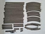 38-delige set met Fleischmann N-spoor rails en wissels, Gebruikt, Gelijkstroom, Fleischmann, Rails