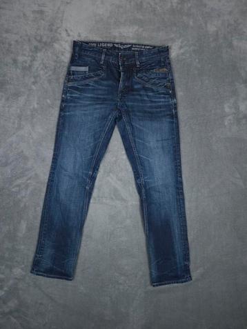 PME Legend Broek W32 L32 Bare Metal Regular Fit Donkerblauw beschikbaar voor biedingen