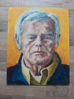 Schilderij portret man, Antiek en Kunst, Ophalen of Verzenden
