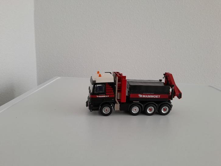 Mercedes actros Mammoet Transport met ballastbak kraan ., Hobby en Vrije tijd, Modelauto's | 1:50, Nieuw, Bus of Vrachtwagen, Conrad
