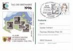 Duitsland – Postkarte – Tag der Briefmarke 1996 – 50 Jahre B, Postzegels en Munten, Brieven en Enveloppen | Buitenland, Verzenden