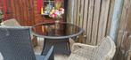 Tuintafel rond, Tuin en Terras, Tuintafels, Ophalen, Gebruikt, Rond