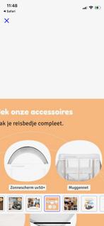 Aeromoov Reisbedje + Zonnescherm & Muggennet, Ophalen, Gebruikt, Reisbedje
