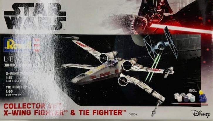 Coelianmodels, Revell 6054 X-Wing en Tei Fighter 1/65, €58,-, Hobby en Vrije tijd, Modelbouw | Vliegtuigen en Helikopters, Nieuw
