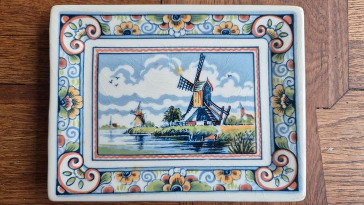 delfts molen, Antiek en Kunst, Antiek | Wandborden en Tegels, Ophalen of Verzenden