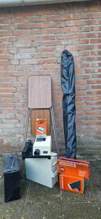 Oude diaprojector, Ophalen