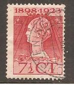Nederland nvph nr 123 met kortebalk stempel Scheveningen, Postzegels en Munten, Verzenden, T/m 1940, Gestempeld