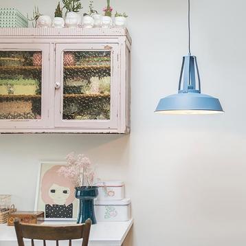 Hanglamp nieuw blauw design ongebruikt 43 cm beschikbaar voor biedingen