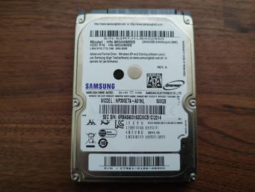 Samsung 500GB 2.5 inch SATA hardeschijf HDD hard disk beschikbaar voor biedingen