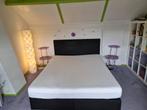 Boxspring, Huis en Inrichting, Ophalen, Gebruikt, Zwart, Tweepersoons
