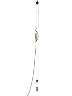 Prachtige vintage Debsch Jei Di H Khademi design draadlamp, Huis en Inrichting, Ophalen of Verzenden, Gebruikt