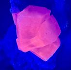 Sugar fluoriet met witte calciet – Fujian, China, Ophalen of Verzenden, Mineraal