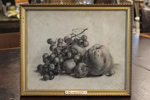 Originele potloodtekening, Willem van Leen!, Antiek en Kunst, Kunst | Tekeningen en Foto's, Ophalen of Verzenden