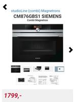 Siemens oven met magnetron studioLine, Hete lucht, Ophalen of Verzenden, 45 tot 60 cm, Zo goed als nieuw