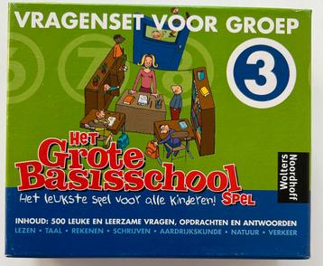 Grote basisschool spel vragenset voor groep 3 NIEUWSTAAT beschikbaar voor biedingen