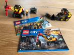 Lego city Mijnsplitter 60185 en bouwlader 60219, Kinderen en Baby's, Ophalen of Verzenden, Zo goed als nieuw