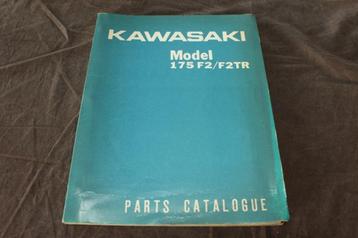 Kawasaki model 175 F2 F2TR 1969 motorcycle parts catalogue beschikbaar voor biedingen