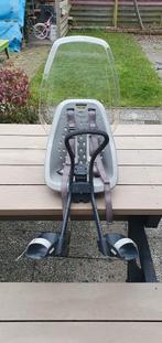 Thule Yepp Mini voorzitje zilver + windscherm, Ophalen, Yepp (Thule), Voorzitje, 9 t/m 36 kg