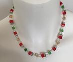 Exclusieve design ketting/collier handgemaakt met Swarovski, Verzenden, Nieuw, Steen of Mineraal, Overige kleuren