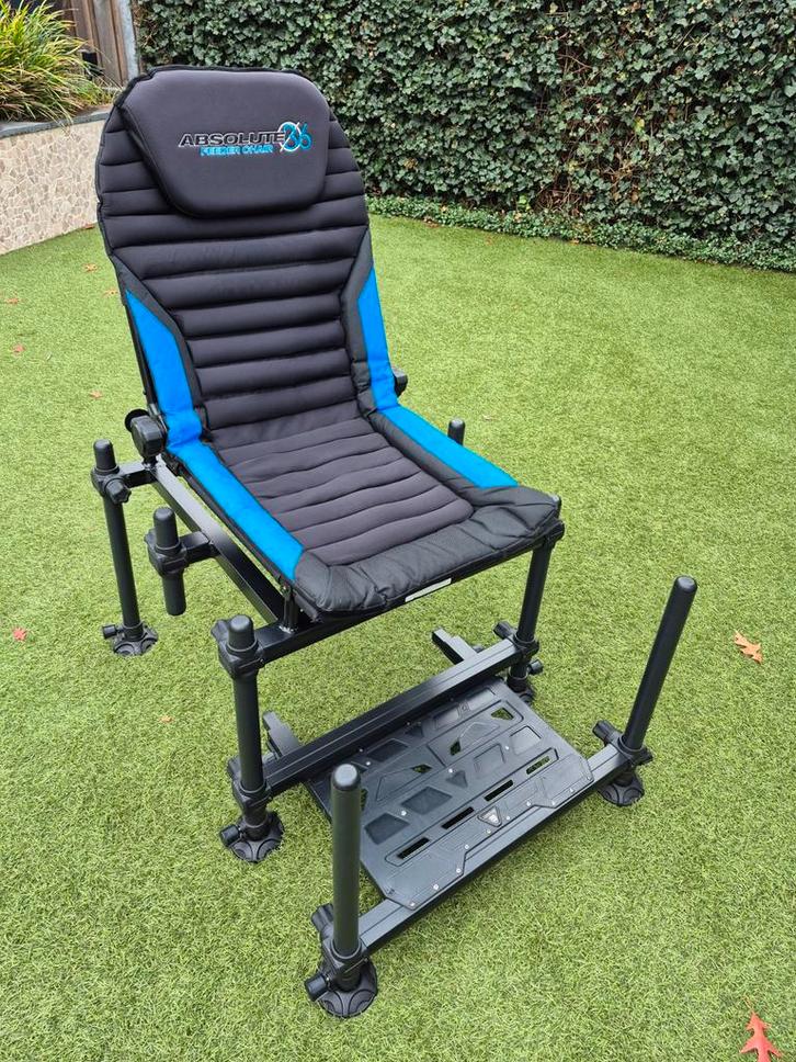 Preston absolute 36 feeder stoel (eventueel  MAP X4 kar), Watersport en Boten, Hengelsport | Algemeen, Gebruikt, Ophalen